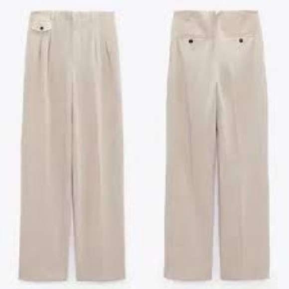 Zara Pants - Zara Pleated High Rise Women’s Trousers. NWT